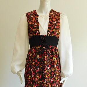 1970&#39;s Milk Maid Dress by Nu-Mode