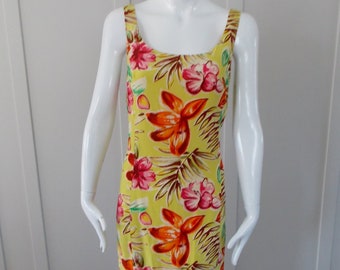 1990’s Galinda Floral Vintage Silk Dress