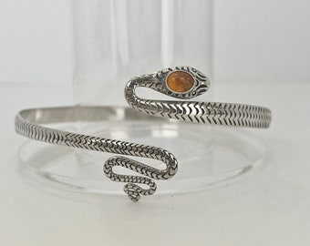 1970's Sterling Silver Snake Armband