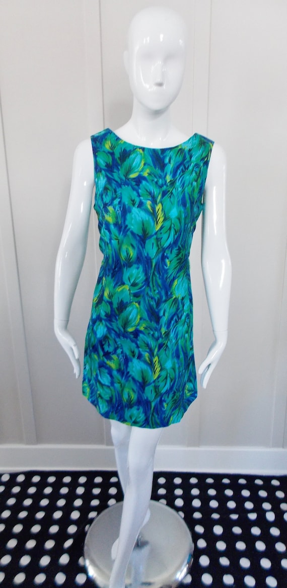 1960's Handmade Summer Sheath Vintage Dress - image 1