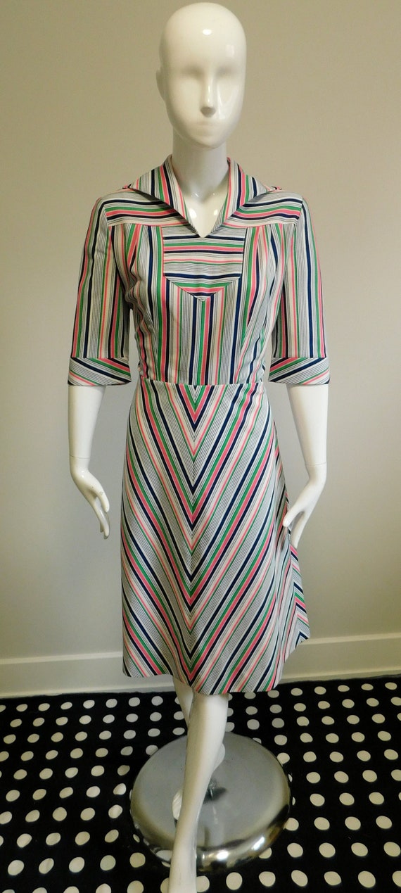 1970s Striped Dress main image 0