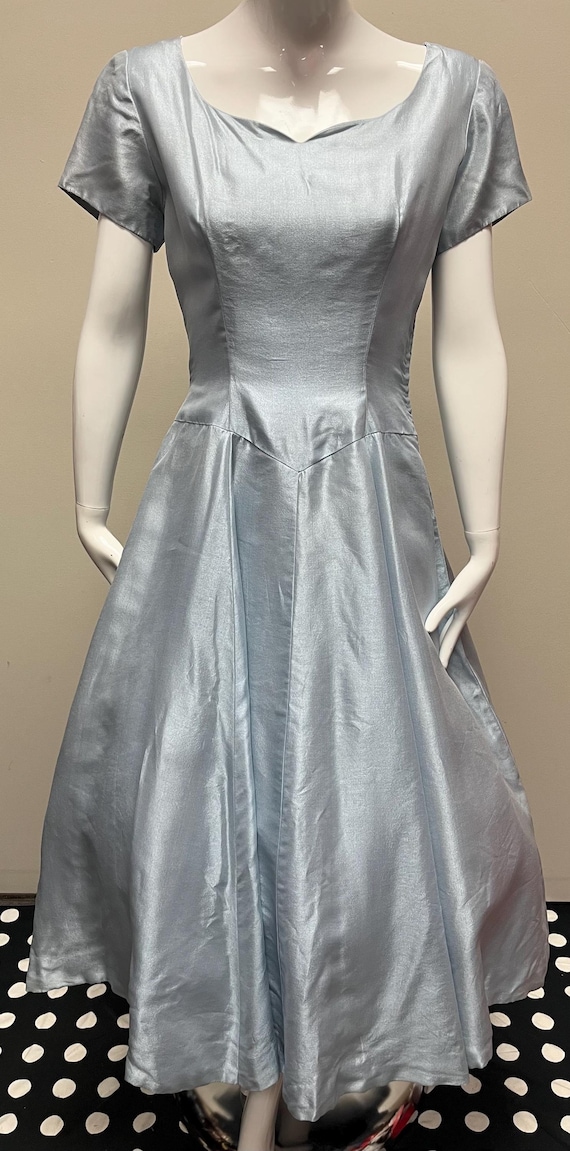 grey fit and flare cocktail dress Taite Cady Fit And Flare Dress