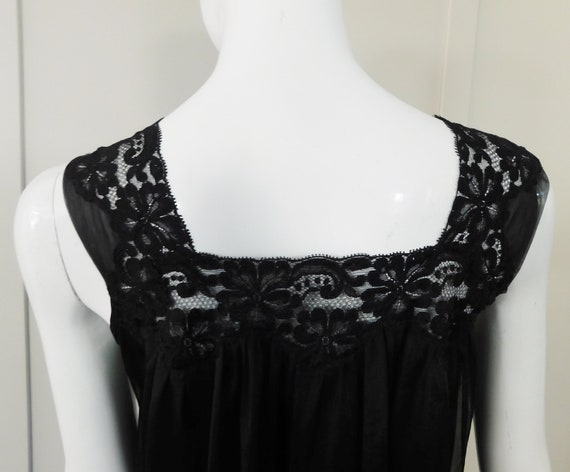 1960's Vintage French Maid Square Neck Nightgown - image 9