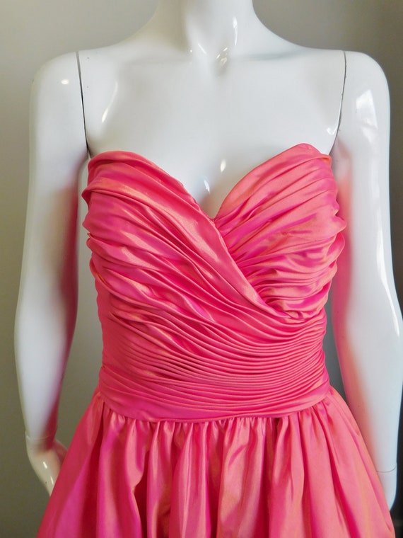 1990’s After Five Strapless Cocktail Dress - image 3