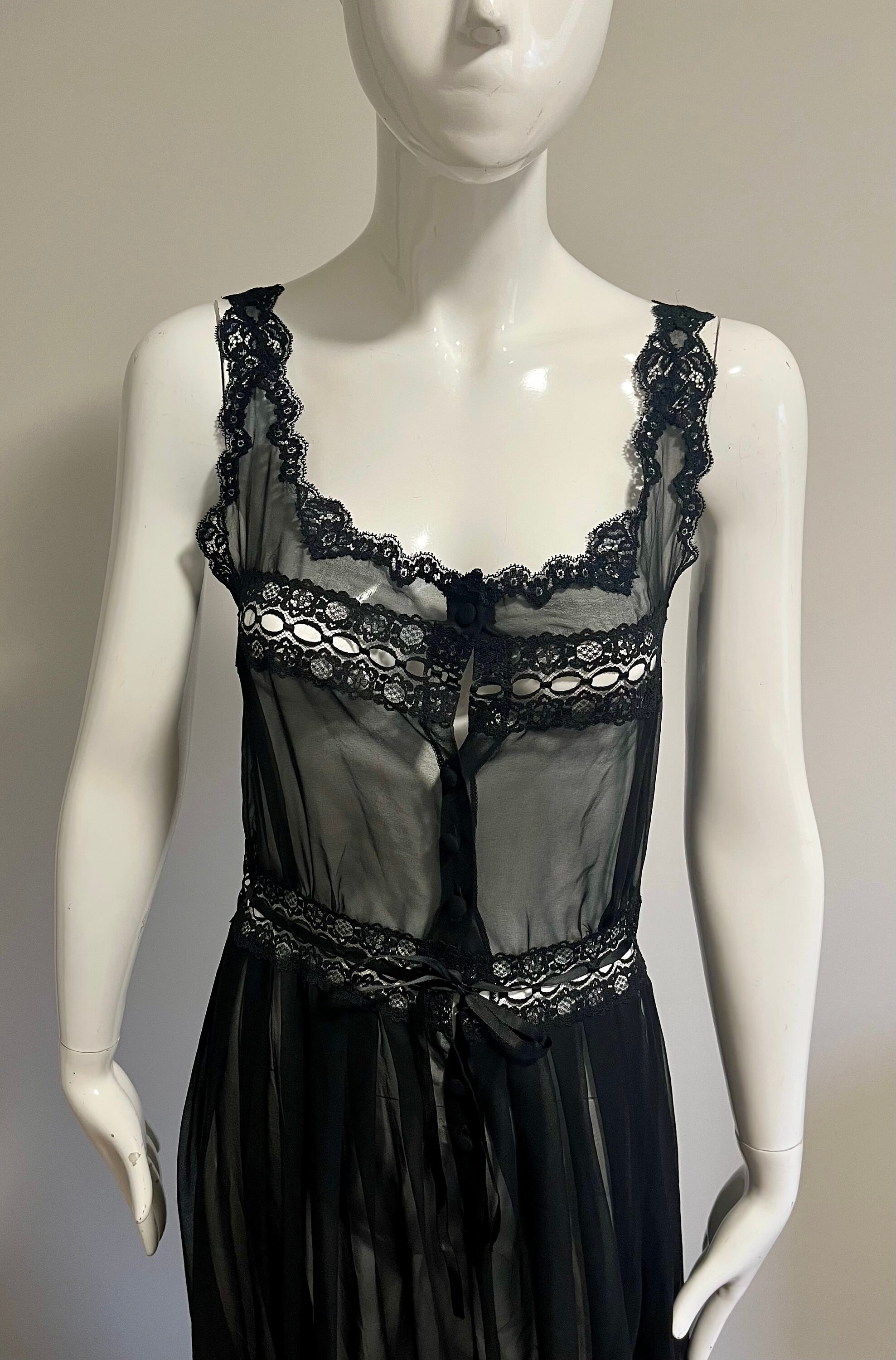 1969 - 1971 ジャネット・レーガー シアー ナイトガウン - Etsy 日本