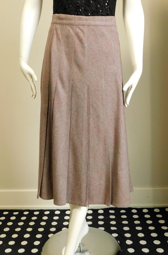 1940’s Gor-Ray Pleated Wool Skirt Wounded