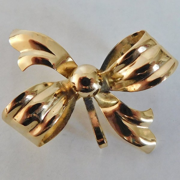 1960's Mini Bow Brooch by Bond Boyd Sterling