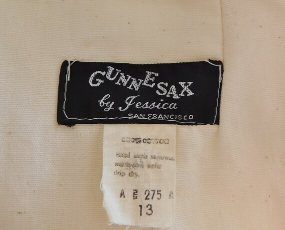 1969 Vintage Black Label Gunne Sax Pinafore Style… - image 9