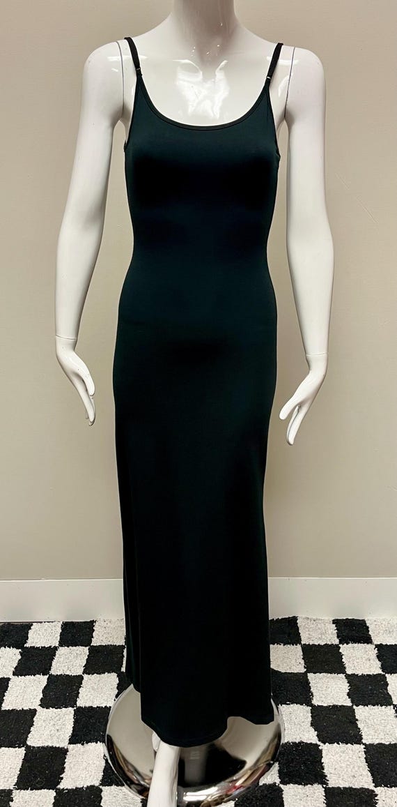 1990's Spandex Body Con Tank Maxi Dress by Blue Birdy Paris - Etsy Israel