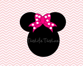 Minnie Mouse stampabile (file digitali ad alta risoluzione per la stampa)