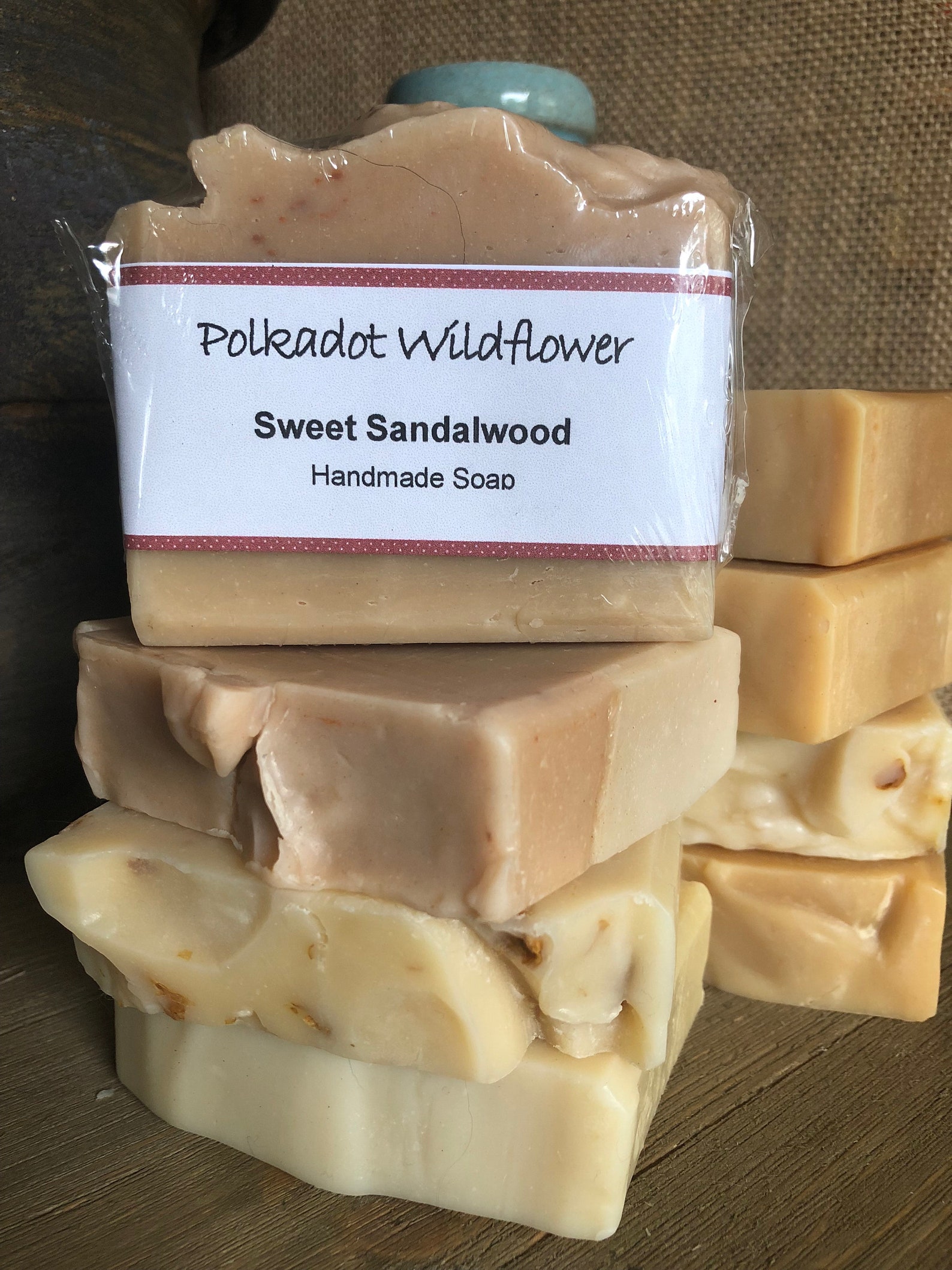 Sweet Sandalwood Handmade Soap by Polkadot Wildflower... Etsy