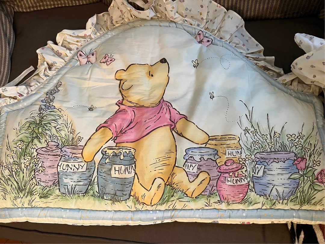Vtg 1994 Disney Classic 5 PIECE Winnie the POOH Red Calliope Crib