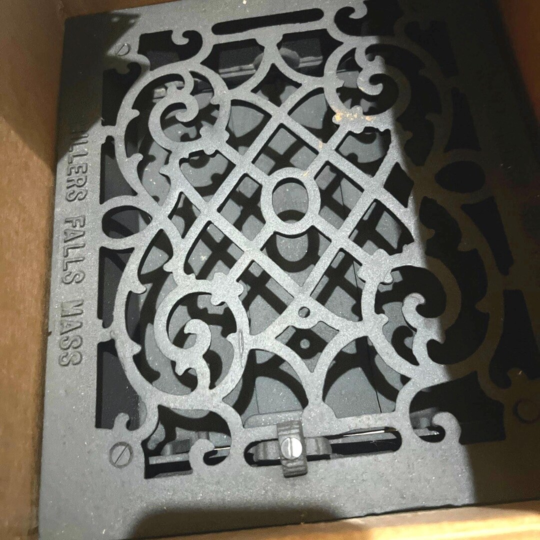Heat Register Floor Vent Grate Cast Aluminum 9.5