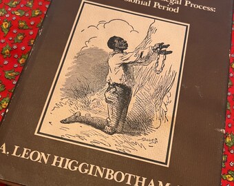 Black Americana In the Matter of Color Race and the American Legal Process 1978 Higginbotham HC Signed by Author