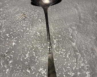 Rare 1880 Pairpoint ESSEX 1894 large Aesthetic soup ladle Floral Motif Beautiful