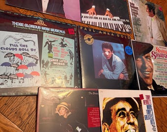 Kolekcja płyt winylowych Vintage Sealed – 9 klasycznych płyt wokalnych i łatwych w odbiorze – Frank Sinatra, Tony Bennett, Paul Anka, Jerry Vale, Streisand