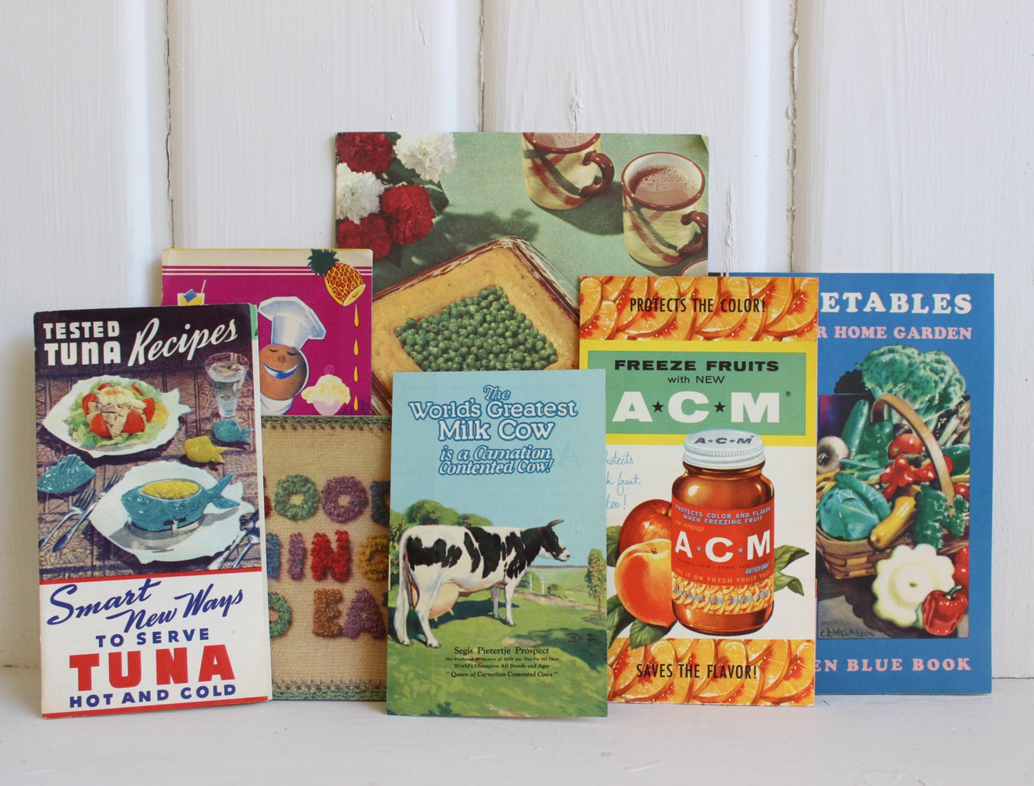 Vintage Baking Ephemera, Mid Century Retro Kitchen