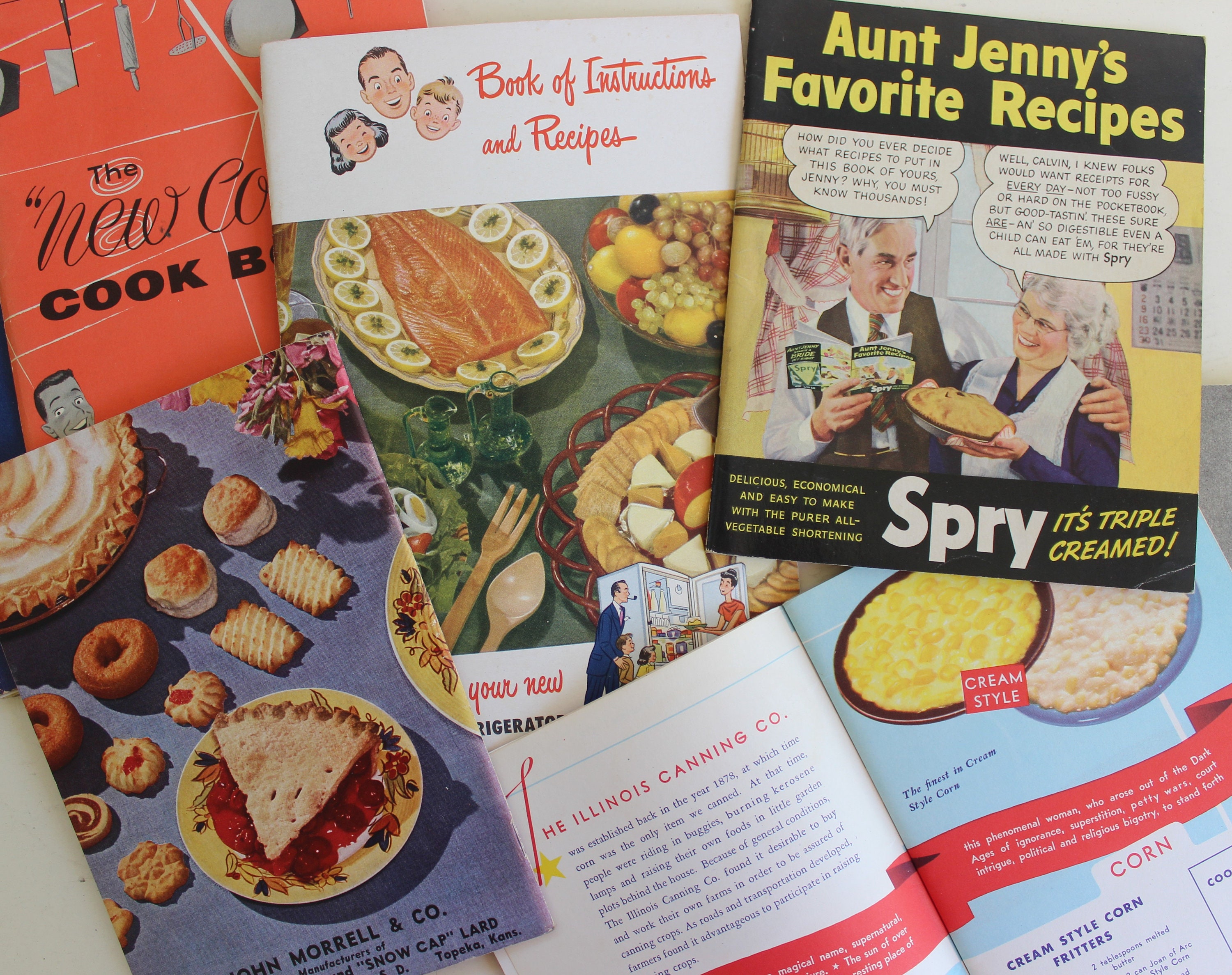 rare-vintage-cookbooks-cooking-baking-ephemera-1940s-1950s