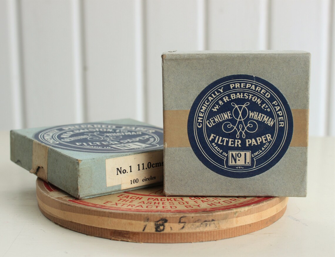 Set of Antique Chemist FILTER PAPER, Rare Ephemera, Vintage Medical ...