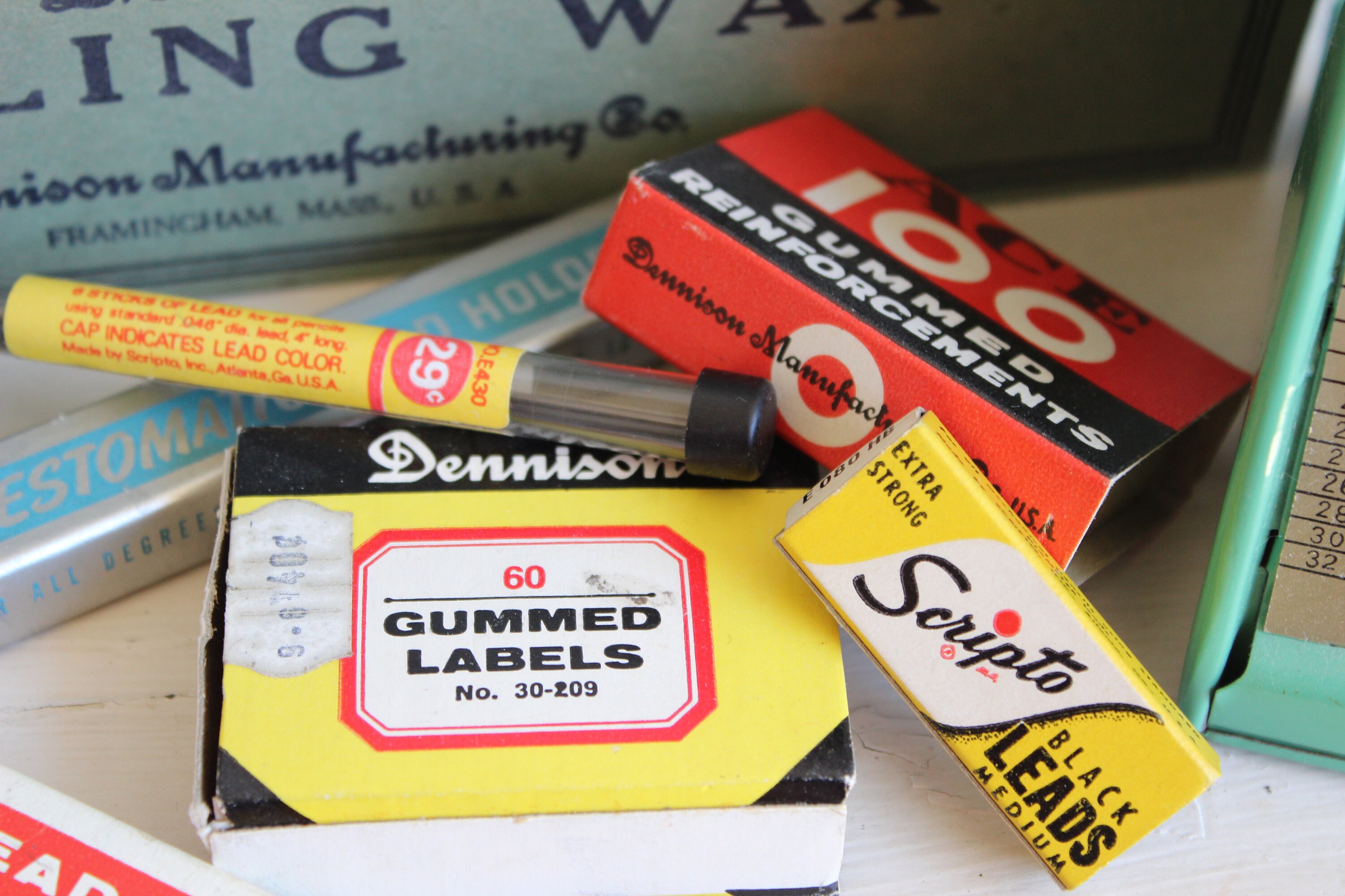 Instant Collection Retro Office Supplies (Ace, Scripto, Swingline