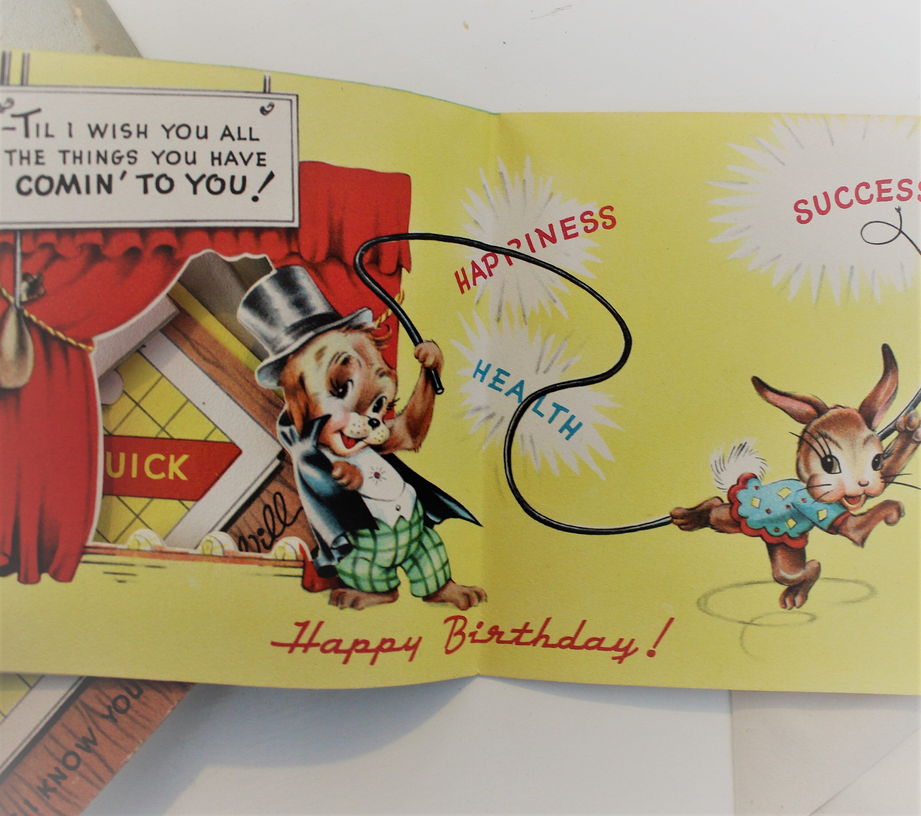 Kitschy Vintage UNUSED GREETING CARDS Assorted 1940s, Anthropomorphic