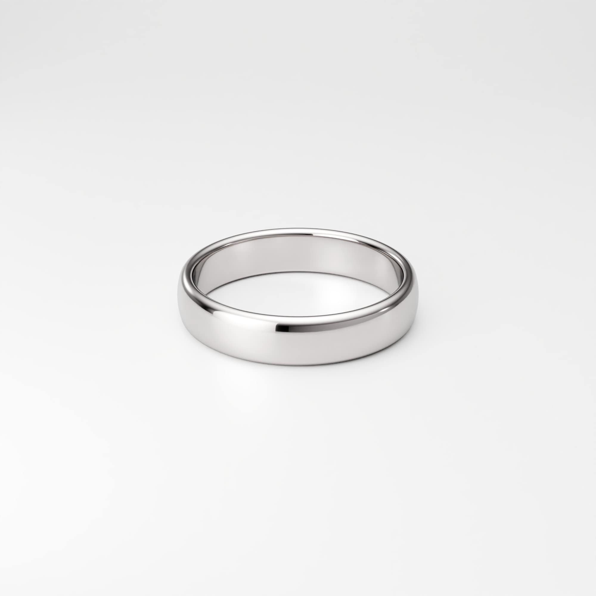 4mm Sterling Silver Wedding Band Domed Silver Band. Plain Wide Rounded Low Dome. Classic Women s Men s Unisex Sterling Silver Wedding Ring Etsy