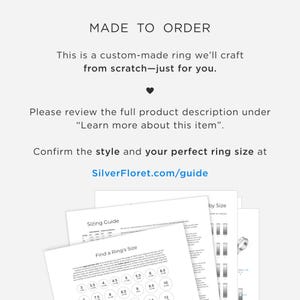 Promise Rings Set 3mm & 6mm – His and Hers Promise Rings, Matching Couple Rings Set, Matching Promise Rings for Couples, Sterling Silver image 4