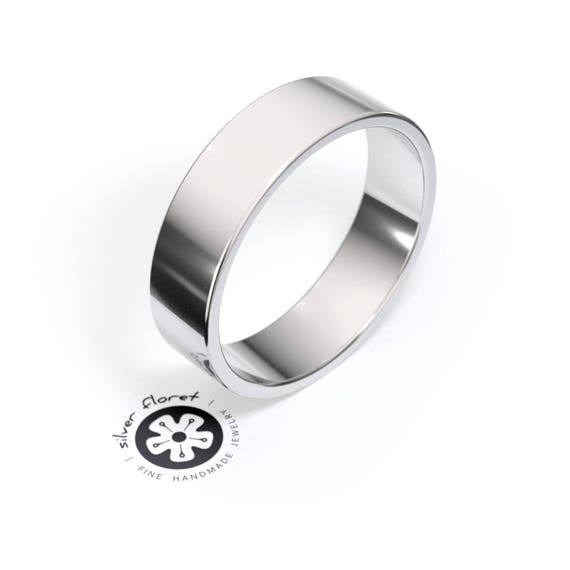 plain silver ring
