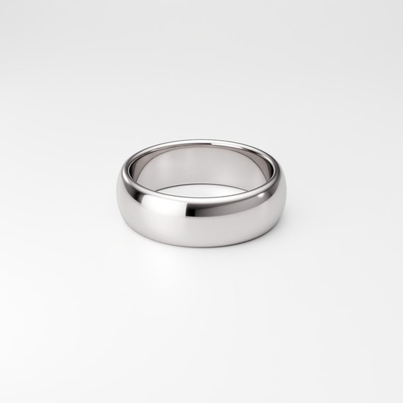 Etsy silver band ring deals