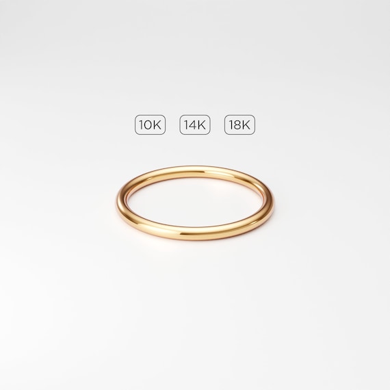 Solid 14k Yellow Gold 1.6mm 16in Black Leather Cord Necklace Chain - with S 並行輸入品 1.6mm,solid 14K Yellow Gold Half Round Wedding Band, 1.1mm Thick