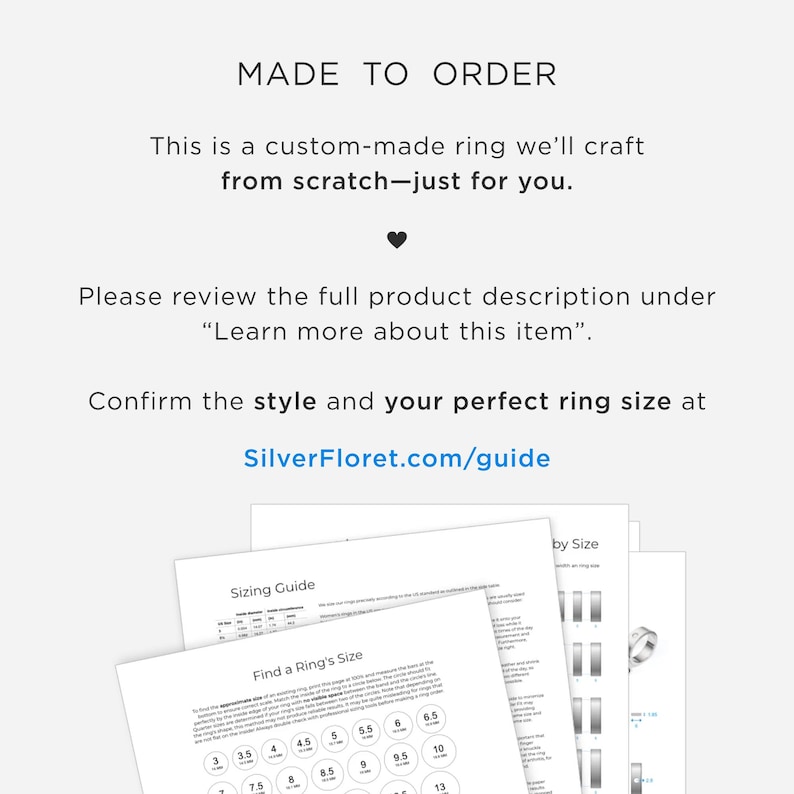 Promise Rings with Heart, His and Hers Promise Rings Set, Sterling Silver Rings 3mm & 5mm, Couple Rings Set, Matching Personalized Rings image 4