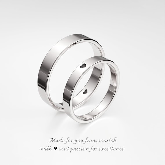 Matching Wedding Rings for Couples Set Blue Promise Rings for Him and Her  Customizable Engagement Rings for Couples Set Mens Promise Rings Engraved  Personalized Name Rings for Women,Size 5-13 (Couple Ring Set)|Amazon.com