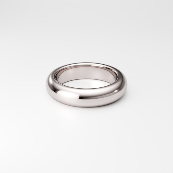 Pyxis Ring | Vow Collection 14K White Gold / Smooth / Traditional Polish