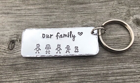 Personalised family keyring deals