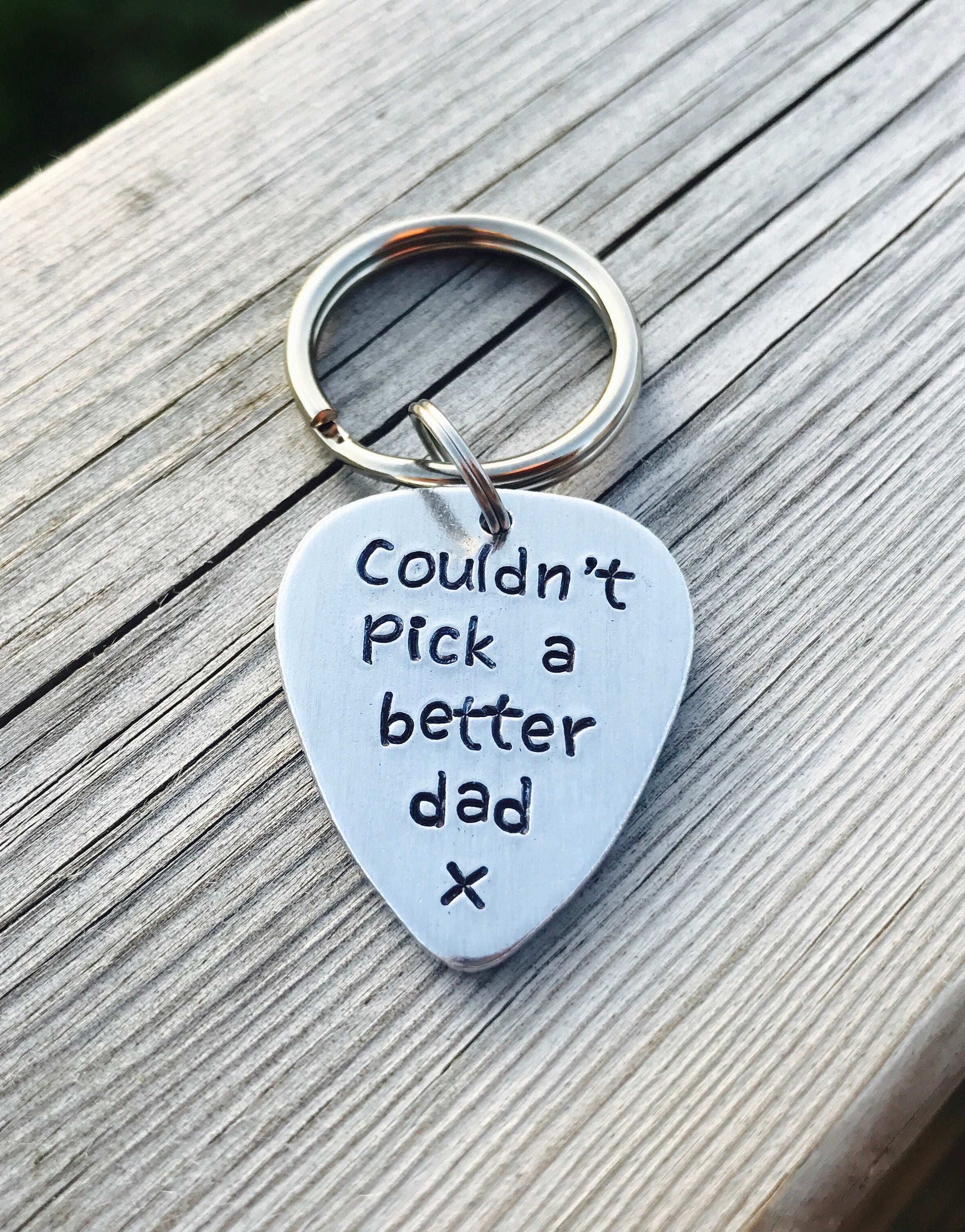 Personalised Guitar Pick Keyring Plectrum Keyring Dad Etsy UK