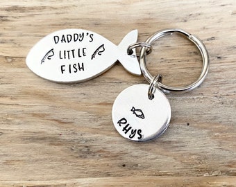 Daddy Keyring, This Daddy Belongs to, Daddy Fish, Fishing Keyring, Fishing Gift, Dad Keyring, Grandad Keyring