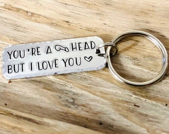 Nob head keyring, Knob head, Dick head,  Valentines gift, friends gift, obscene gift, rude keyring, gift for her, gift for him