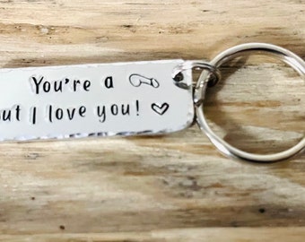 Nob keyring, Knob Keyring, Valentines gift, friends gift, obscene gift, rude keyring, gift for her, gift for him