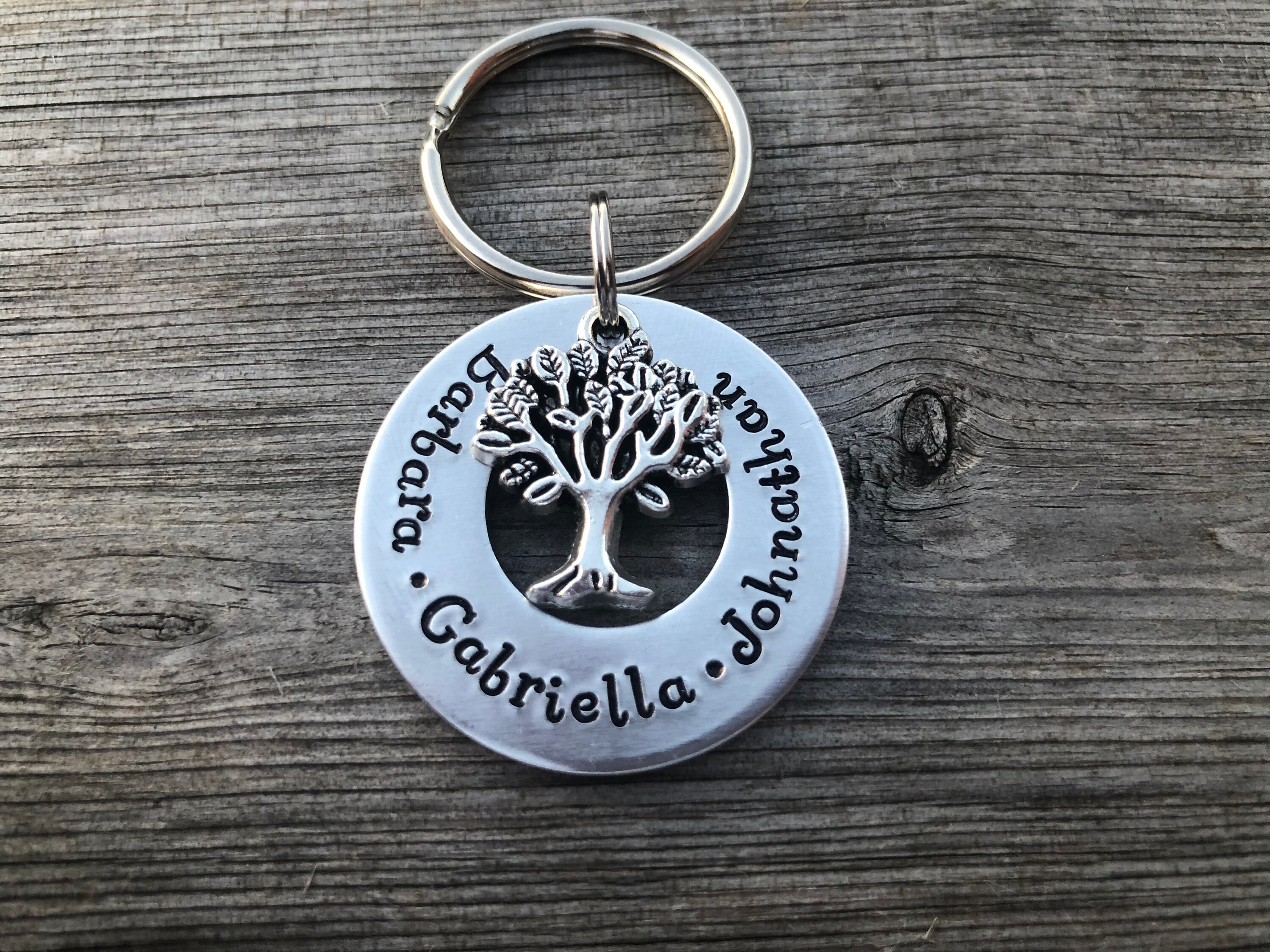 personalised-family-tree-keyring-family-tree-keyring-family-etsy