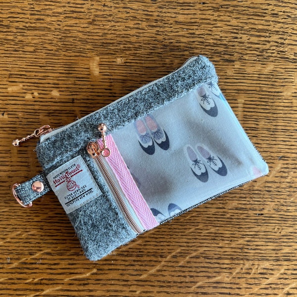 Harris Tweed ID Holder Wallet - Oxford Shoes