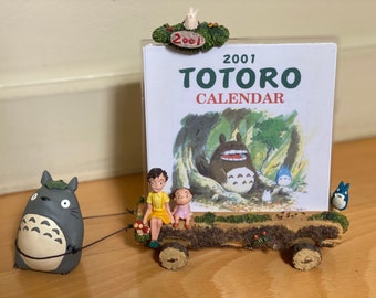 Vintage My Neighbor Totoro calendar photo frame -   Studio Ghibli, Tonari no Totoro 2001 new in box