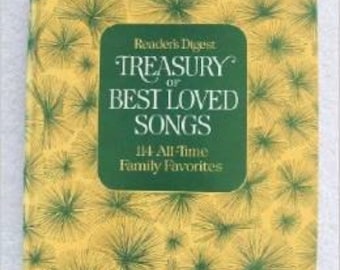 Vintage Reader's Digest Book "Treasury of Best Loved Songs" - New