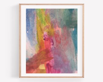 Abstract Art Print | 8x10" | Watercolor