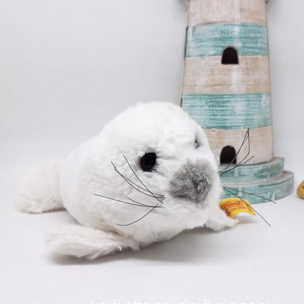 Vintage Steiff Seal Cosy Baby EAN 5374/17