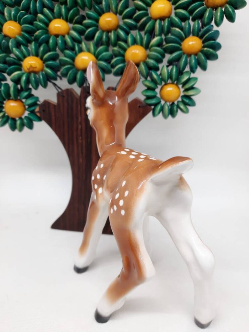 Vintage Fawn Figurine 1960 Made in Italy Etsy