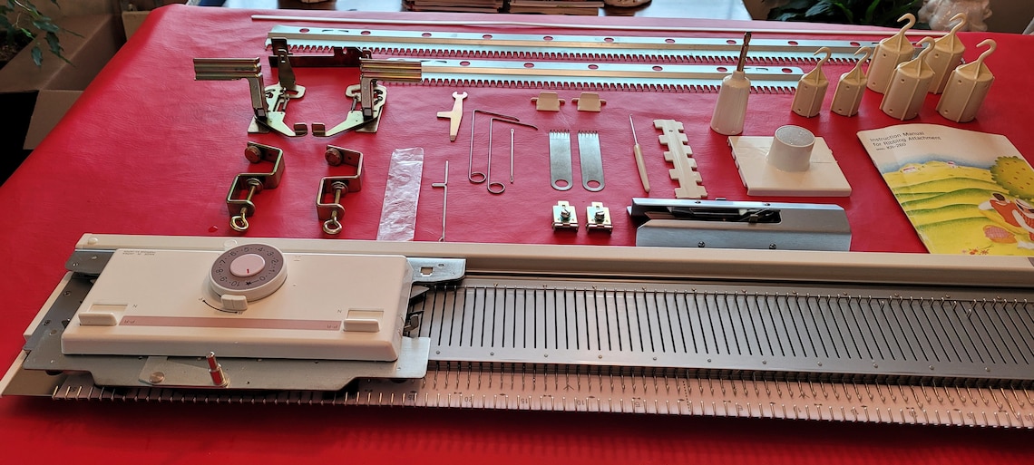 Brother Kh260 Bulky knitting machine w/Kr260 Ribber Etsy