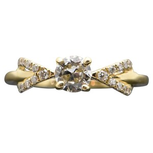 14 Karat Yellow Gold Diamond Ring