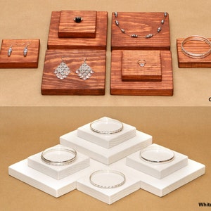 Wooden Jewelry Display Riser for Ring Earring Bracelet / R004 - Etsy