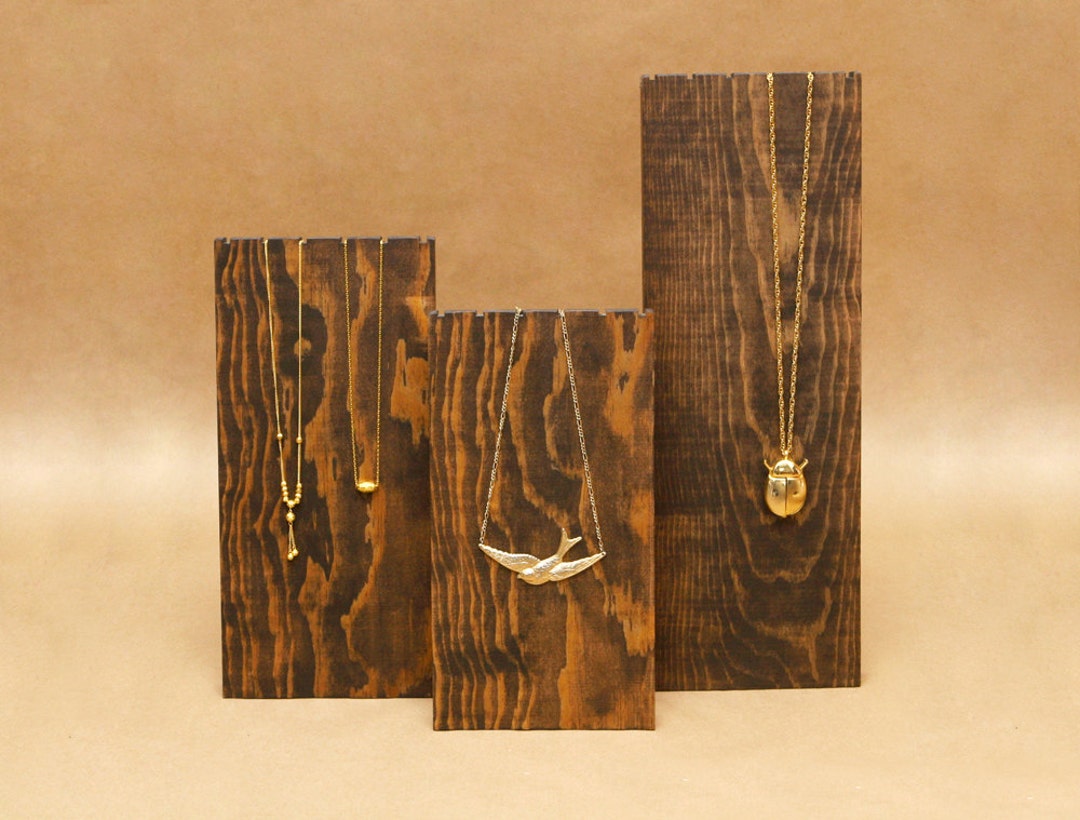 Wooden Necklace Display Board / Necklace Holder / Jewelry Display