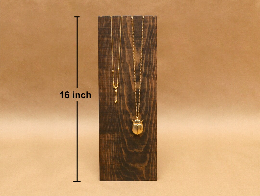 Wooden Necklace Display Board / Necklace Holder / Jewelry Etsy